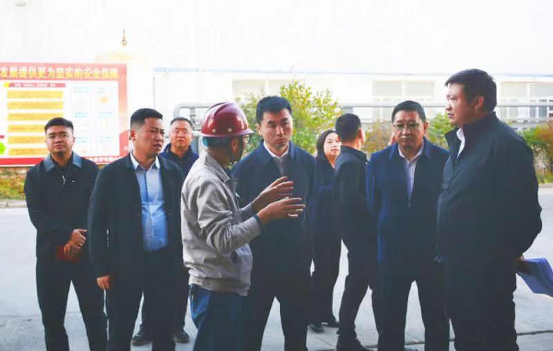 大通縣委副書記、縣長(zhǎng)馬明旭一行蒞臨工投公司調(diào)研指導(dǎo)