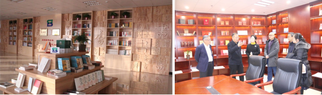 省委常委、省總工會(huì)主席馬吉孝同志來(lái)我司為全國(guó)職工書(shū)屋示范點(diǎn)揭牌