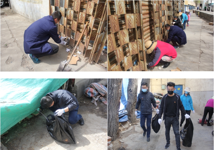 中共青海省第三建筑工程有限公司支部委員會開展&ldquo;黨旗領航，愛衛(wèi)同行&rdquo;主題黨日活動